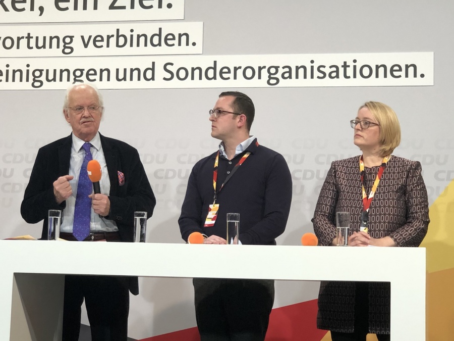 Prof.Otto Wulff bei Trialog der Vereinigungen und Sonderorganisationen der CDU