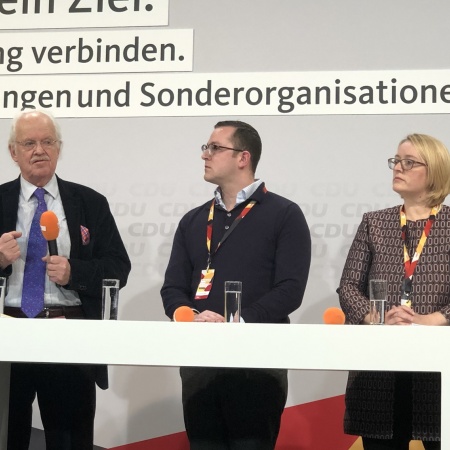 Prof.Otto Wulff bei Trialog der Vereinigungen und Sonderorganisationen der CDU
